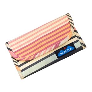 Kavu Multi-Color Striped Wallet One Size